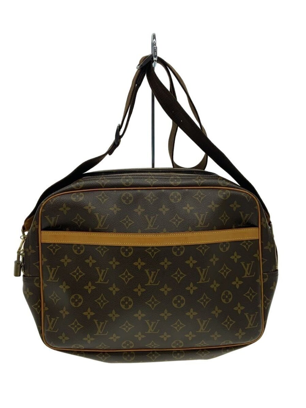 LOUIS VUITTON Reporter Leather Brown Monogram